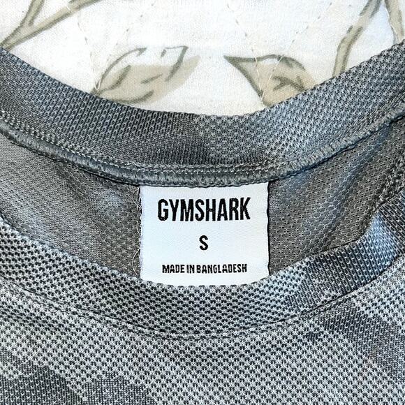 GYMSHARK Gray Workout Tank Sz S - Picture 5 of 6